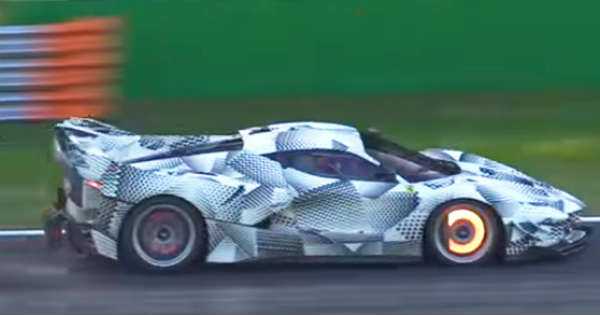 2018 Ferrari FXX K Evoluzione Mule HARD TEST ON TRACK 1