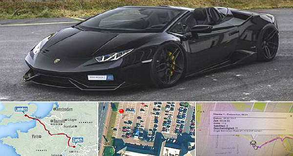 250000 Lamborghini Huracan Stolen In Zurich and Driven to LONDON 1