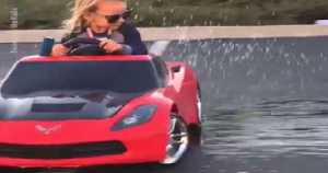 5-Year Old Girl Drifts Her Corvette 1