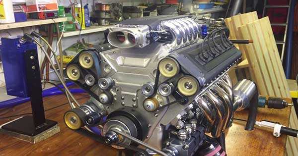 Build Miniature V10 Engine 1