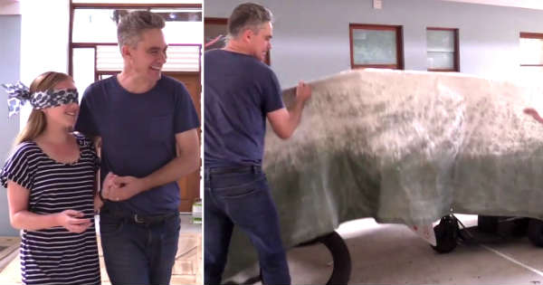 Dad Buys Daughter Her First Car prank 1