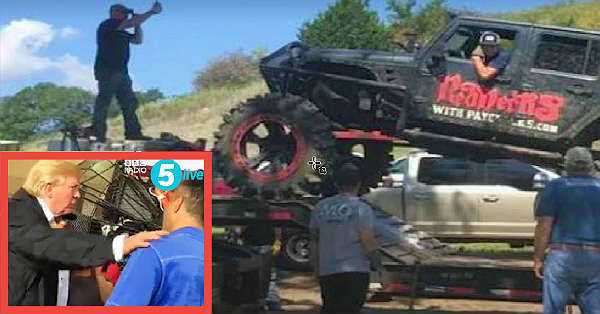 Derrick Morse Rescued People Using His Monster Truck 1
