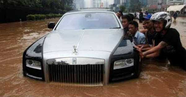 Flooded Luxury Sports Cars Compilation 1