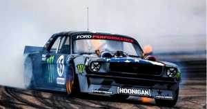 Ken Block CLIMBKHANA With 1400 HP Methanol-Fed Twin Turbo Hoonicorn V2 Mustang 1