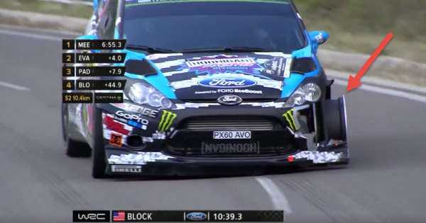 Ken Block Driving On 3 Wheels 1