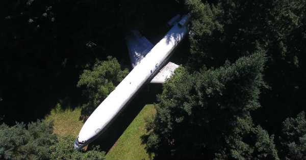 PLANE IN FOREST and Someone Lives In It 1