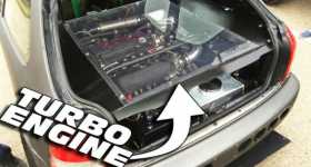 Rear Engine Turbo Honda Civic 1