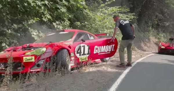 Ryan Tuerck Crashes A Ferrari Powered GT-4586 1