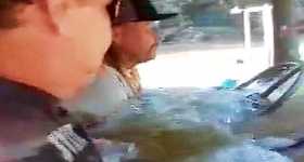 Took Their Truck Into The DEEP FLOOD WATER 1