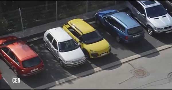 Worst Car Parking Fail Blonde Woman 1