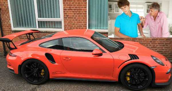 15-Year-Old Boy Drives Back Home in a Porsche 1