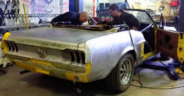 1967 Ford Mustang Convertible Restoration 1