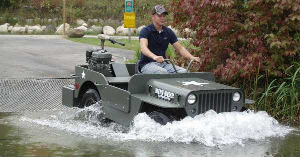 2WD 4WD MINI BEEP Jeep Amphibious Off Road Truck 11