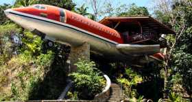 Airplane Transformed Into Waterfront Home 1