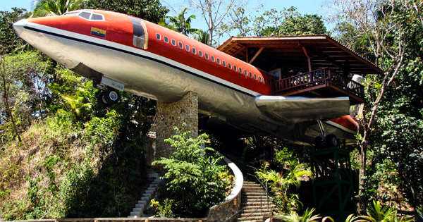 Airplane Transformed Into Waterfront Home 1