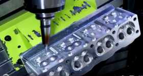 CNC Manufacturing Process Of An Engine Head 1
