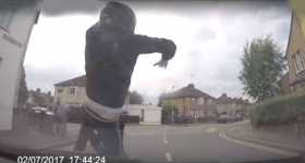 Car Dashcam Trap Motorcyclist Biker Fake 21