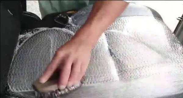 Car Seat Cleaning Process Satisfying 11