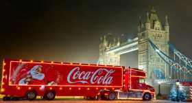 Coca Cola truck London 11