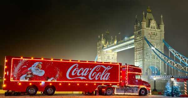 Coca Cola truck London 11