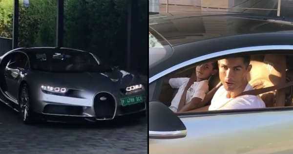 Cristiano Ronaldo Bought 2017 Bugatti Chiron For 3 Million 1
