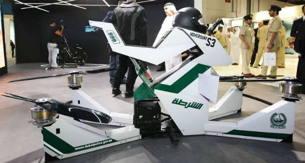 Dubai Police Hoverbike Designed by Russian Tech Company Hoversur 12