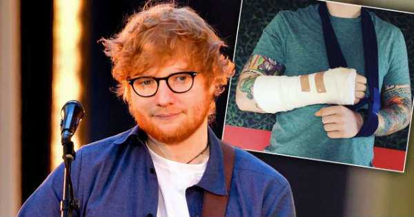 Ed Sheeran Was Hit By Car in LONDON 11