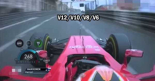 Ferrari FORMULA 1 Engine Sound Evolution V12V10V8V6 2