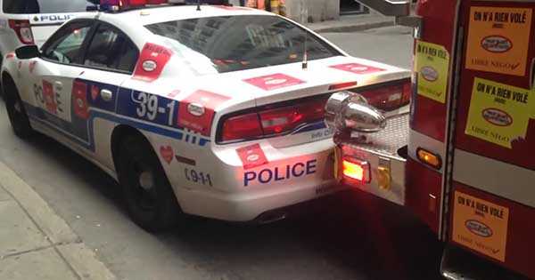 Fire Truck To Smash Police Car And BMW 2