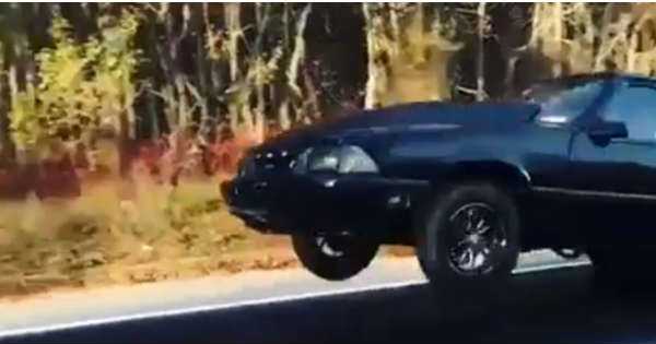 Ford Fox Body Mustang Wheelstand 2