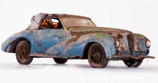 French 1948 Delahaye 135 M Cabriolet Restored For Concours deElegance 1