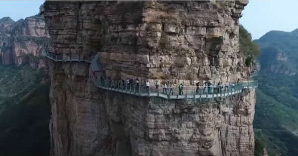Glass Bridge Crack Prank This Video Of A Terrified Tourist Goes Viral 2