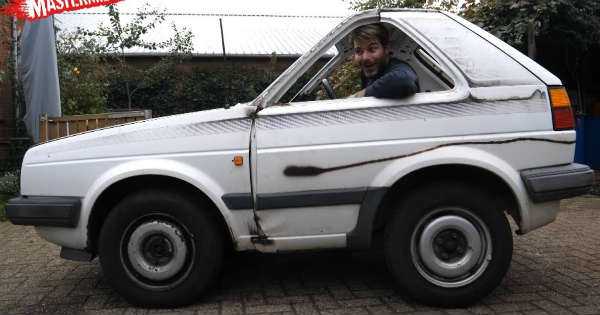 Guy Tries Build Shortened VW Wondrously Succeeds (1)