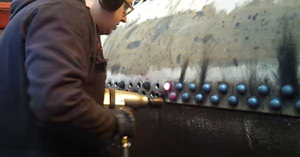 LNWR Heritage Company Demonstrates How Riveting Is Really Done 2