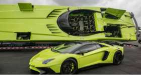 Lamborghini Aventador SpeedboatPowered by Twin Mercury Racing Engines 1