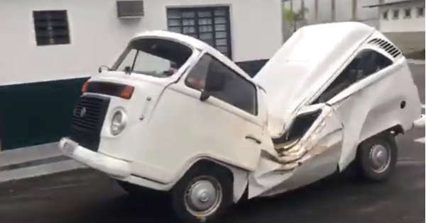 Nothing Can Stop The Mighty Volkswagen Minivan 1