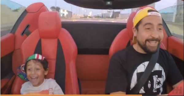 Priceless Reaction Dream To Ride In Ferrari Has Come True 2