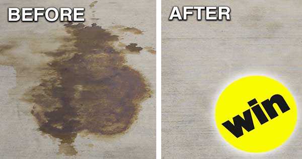 Remove Car Oil Stain From Concrete 1