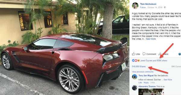The Amazing Reply By Corvette Owner Went Viral 11