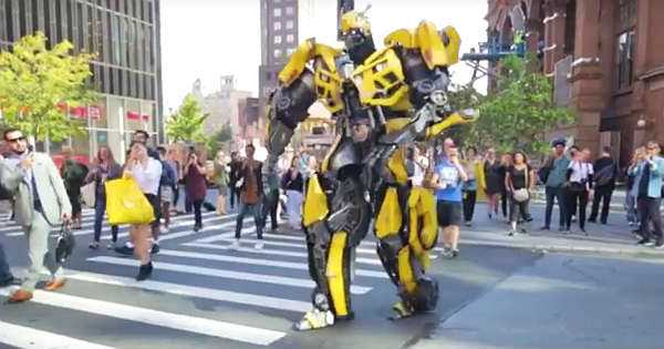 The Best Transformers Camaro Bumblebee Costume EVER 1