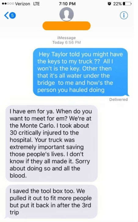 The Hero from VEGAS Tyler Winston Got Surprising Message From The TRUCK OWNER 1