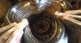 This Wheel Crush Method Might Be The Most Dangerous Job 1