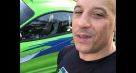 VIN DIESEL Sends Regards From a Game4Paul Car Event 1