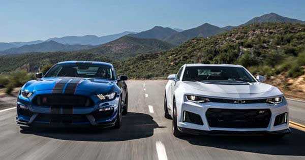 2017 Chevrolet Camaro ZL1 vs 2017 Ford Shelby Mustang GT350R 2