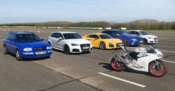 Audi RS Range Drag Race 1