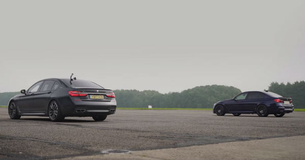 BMW M760Li vs BMW M3 Competition 1
