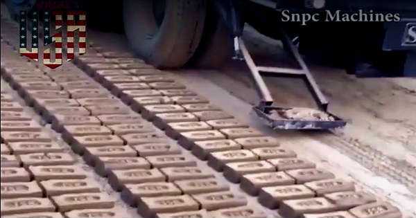 Extremely Satisfying Brick Making Machine 1