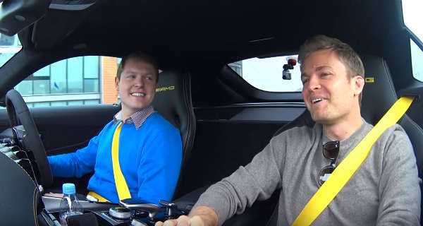 F1 Champion Nico Rosberg Drives The New AMG GT R 11