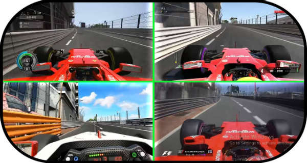 F1 Game vs F1 Real Life - Onboard Lap Comparison at Monaco Grand Prix 2