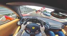 Ferrari 458 Italia Overtakes 285 Cars 1